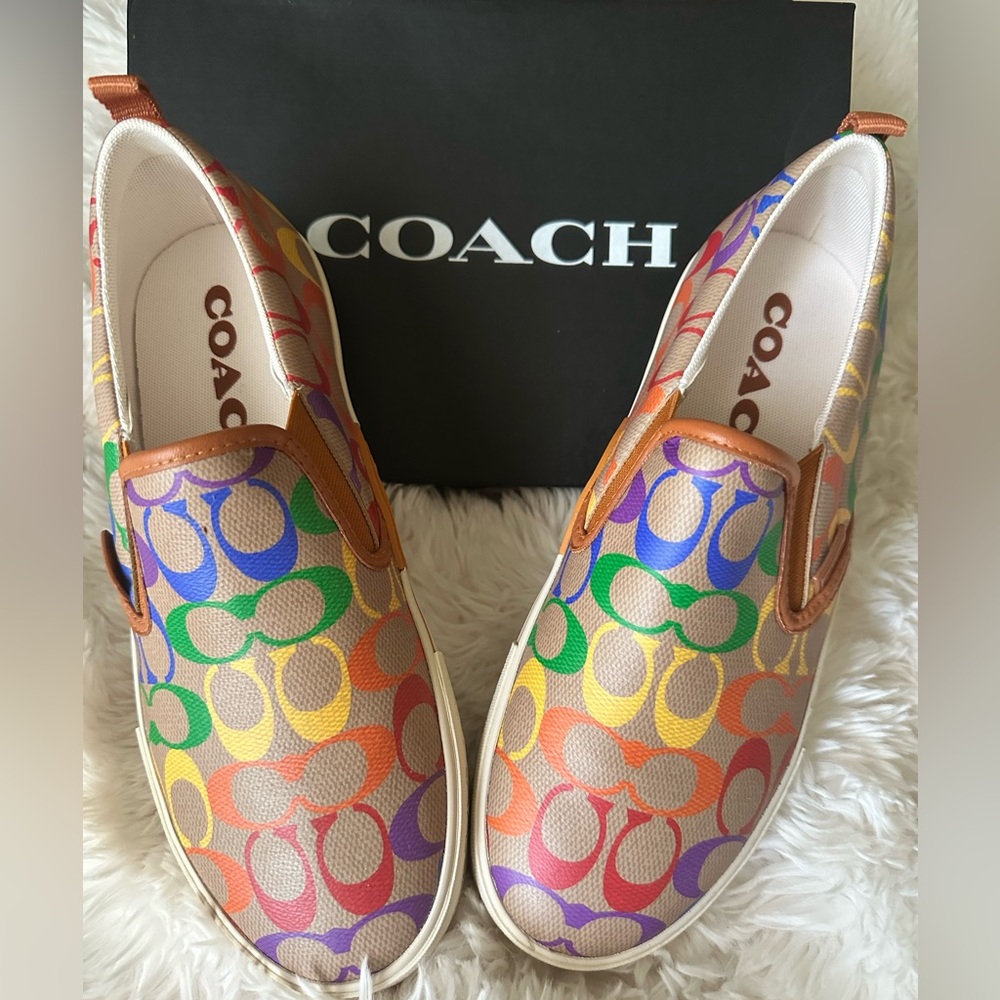 Brand new Coach skate shoes. Men’s 8.5 or women’s 10.
